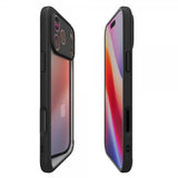 Spigen iPhone 17 Pro -suojakuori Ultra Hybrid Matte Black