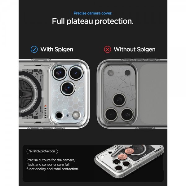 Spigen iPhone 17 Pro -kuori, Ultra Hybrid Neo One MagFit