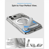 Spigen iPhone 17 Pro -suojakuori Ultra Hybrid S MagFit Clear White