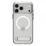 Spigen iPhone 17 Pro -suojakuori Ultra Hybrid S MagFit Clear White