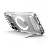Spigen iPhone 17 Pro -suojakuori Ultra Hybrid S MagFit Clear White