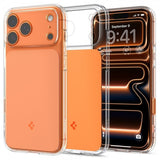 Spigen iPhone 17 Pro -kuori, Ultra Hybrid T MagFit, kiiltävä oranssi