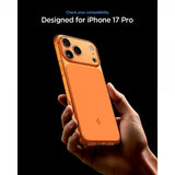 Spigen iPhone 17 Pro -kuori, Ultra Hybrid T MagFit, kiiltävä oranssi