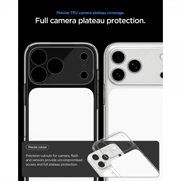 Spigen iPhone 17 Pro Ultra Hybrid T MagFit kiiltävä valkoinen suojakuori