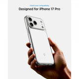 Spigen iPhone 17 Pro Ultra Hybrid T MagFit kiiltävä valkoinen suojakuori