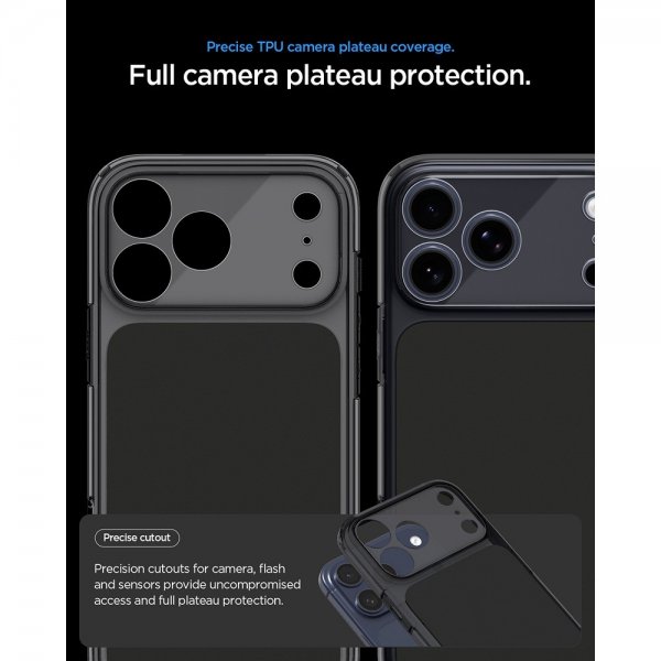Spigen iPhone 17 Pro -suojakuori Ultra Hybrid T MagFit Matte Black