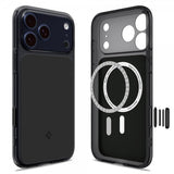 Spigen iPhone 17 Pro -suojakuori Ultra Hybrid T MagFit Matte Black