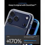 Spigen iPhone 17 Pro -suojakuori Ultra Hybrid T MagFit Matte Blue