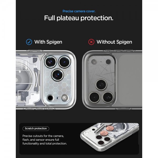 Spigen iPhone 17 Pro Ultra Hybrid Zero One MagFit Valkoinen kuori
