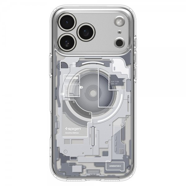 Spigen iPhone 17 Pro Ultra Hybrid Zero One MagFit Valkoinen kuori
