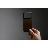 Nomad iPhone 17 Pro -puhelinkuori, MagSafe, nahka, Rustic Brown
