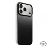Nomad iPhone 17 Pro Skin Mag Leather Back Musta