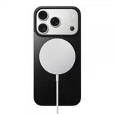 Nomad iPhone 17 Pro Skin Mag Leather Back Musta