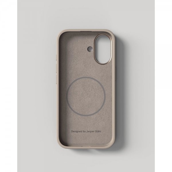Nudient iPhone 17 Suojakuori Bold Case MagSafe Linen Beige