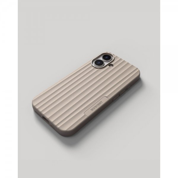 Nudient iPhone 17 Suojakuori Bold Case MagSafe Linen Beige
