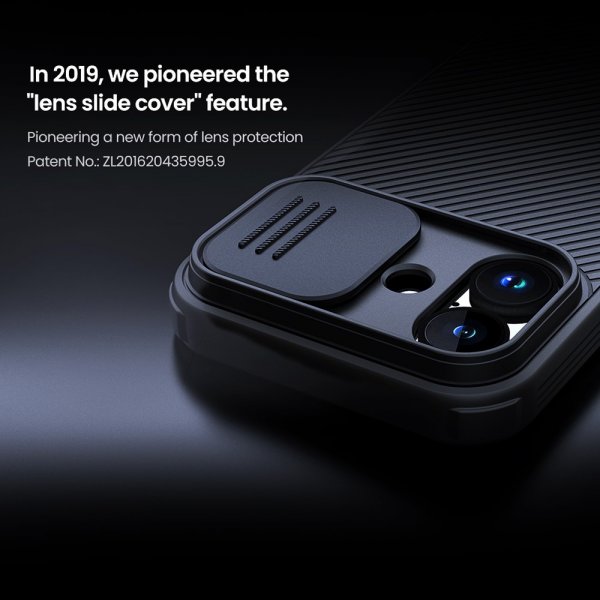 Nillkin iPhone 17 -suojakuori CamShield Pro Musta