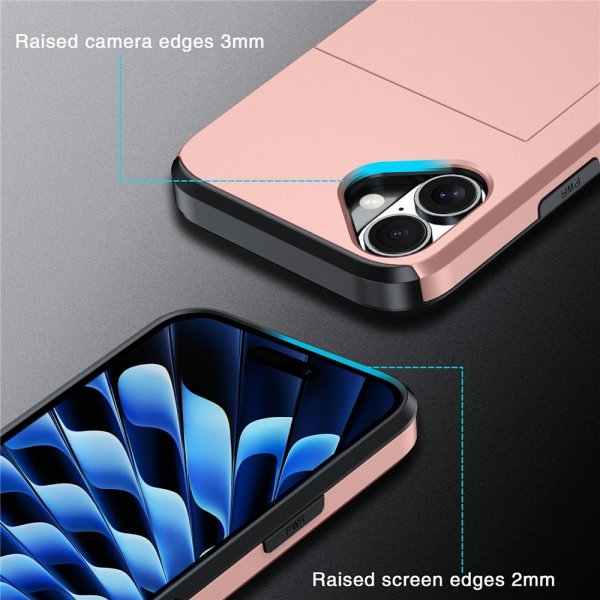 iPhone 17 Kuori Card Slide Vihreä