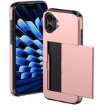 iPhone 17 Kuoret Card Slide Ruusukulta