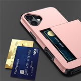 iPhone 17 Kuoret Card Slide Ruusukulta