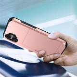 iPhone 17 Kuoret Card Slide Ruusukulta
