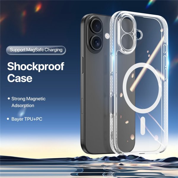 Dux Ducis iPhone 17 -kuori Clin Series MagSafe Läpinäkyvä