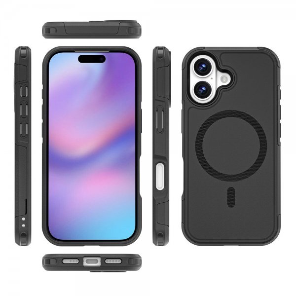 4smarts iPhone 17 -suojakuori Defend Case Ultimag, musta