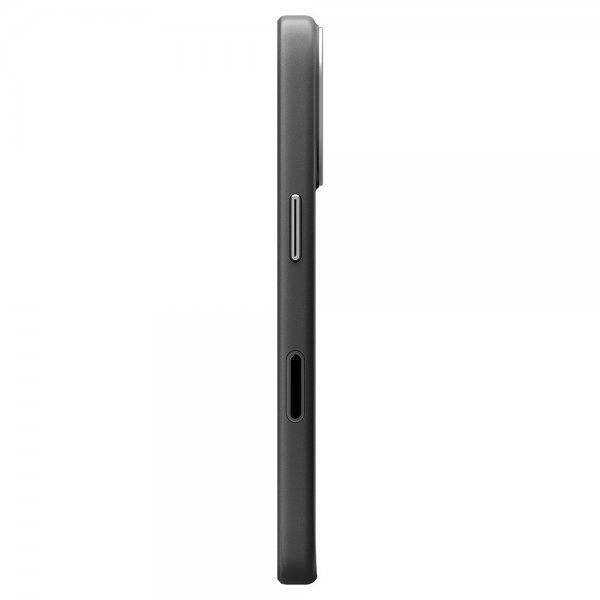 Spigen iPhone 17 -kuori Enzo Aramid T MagFit musta hopea