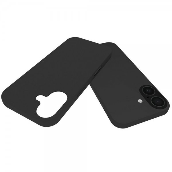 Nordic Covers iPhone 17 -suojakuori, Feather-sarja, Raven Black
