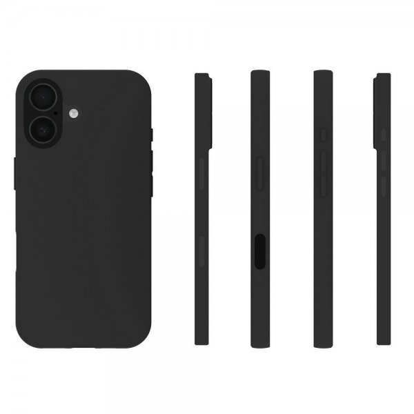 Nordic Covers iPhone 17 -suojakuori, Feather-sarja, Raven Black
