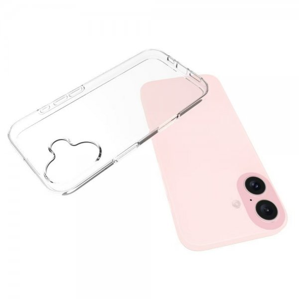 Nordic Covers iPhone 17 -suojakuori, Feather-sarja, läpinäkyvä