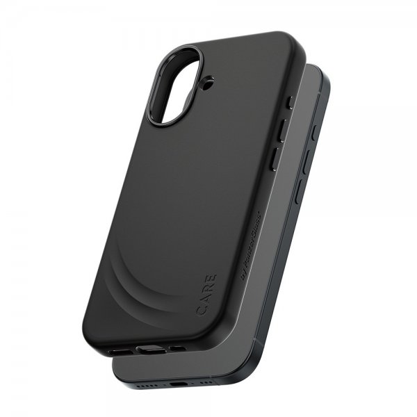 CARE by PanzerGlass iPhone 17 -kuori Flow MagSafe Musta