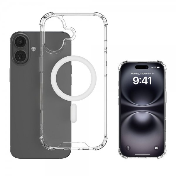 4smarts iPhone 17 -suojakuori Ibiza MagSafe Transparent