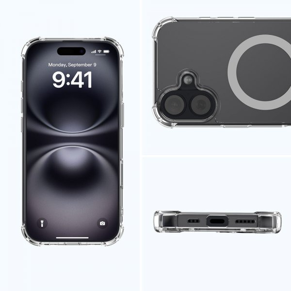 4smarts iPhone 17 -suojakuori Ibiza MagSafe Transparent