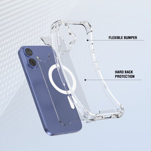 4smarts iPhone 17 -suojakuori Ibiza MagSafe Transparent