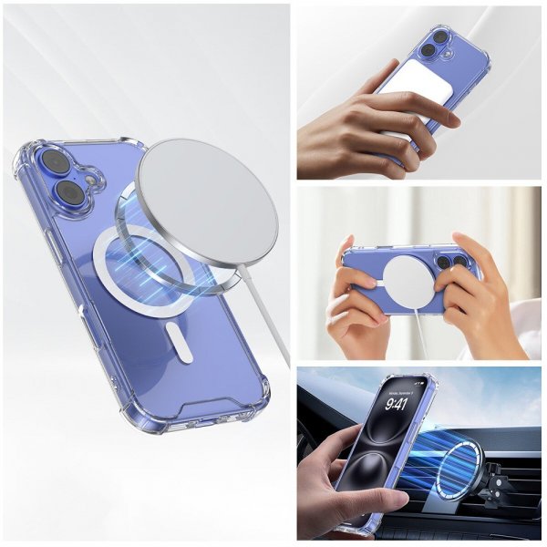 4smarts iPhone 17 -suojakuori Ibiza MagSafe Transparent
