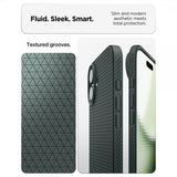 Spigen iPhone 17 -kuori Liquid Air Abyss Green