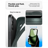 Spigen iPhone 17 -kuori Liquid Air Abyss Green