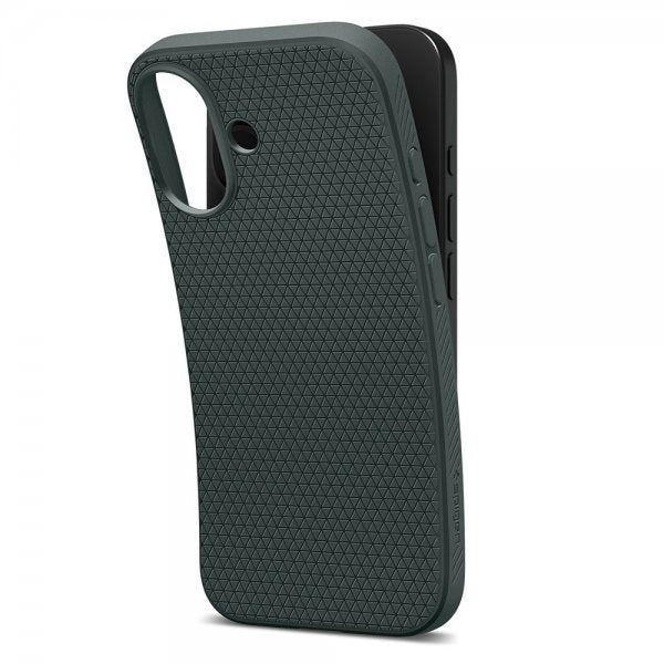 Spigen iPhone 17 -kuori Liquid Air Abyss Green