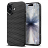Spigen iPhone 17 -suojakuori Liquid Air Matte Black
