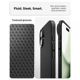 Spigen iPhone 17 -suojakuori Liquid Air Matte Black