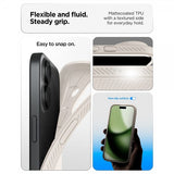 Spigen iPhone 17 -kuori, Liquid Air, Natural Titanium