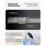 Spigen iPhone 17 -kuori, Liquid Air, Natural Titanium