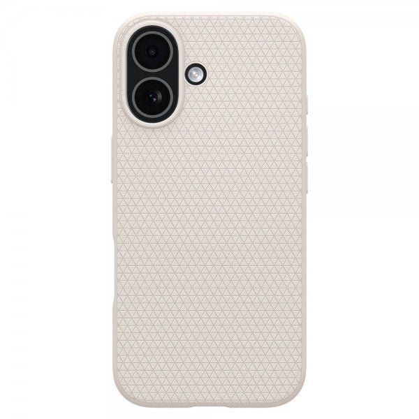 Spigen iPhone 17 -kuori, Liquid Air, Natural Titanium