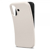 Spigen iPhone 17 -kuori, Liquid Air, Natural Titanium