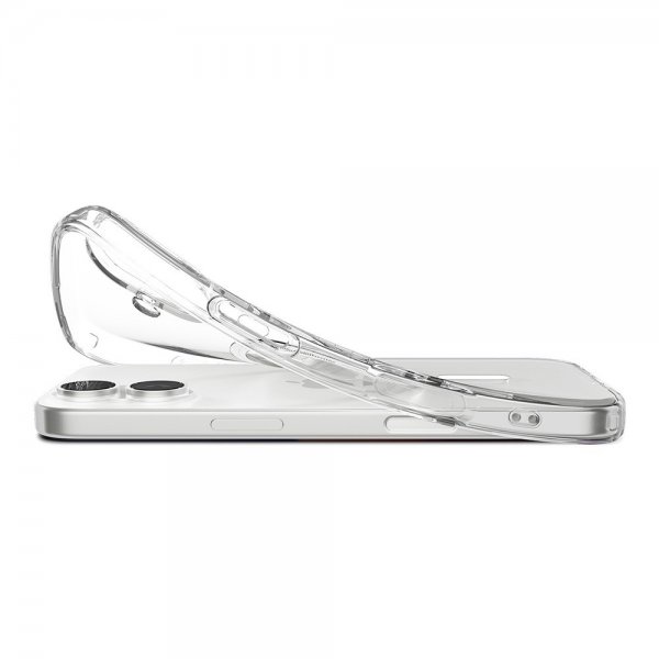 Spigen iPhone 17 -suojakuori Liquid Crystal MagFit Clear White