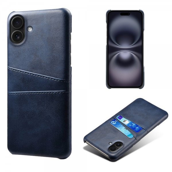 iPhone 17 kuoret kahdella korttipaikalla, sininen