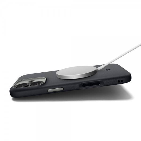 Spigen iPhone 17 -suojakuori Nano Pop MagFit Black Sesame