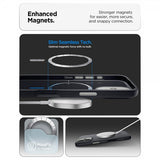 Spigen iPhone 17 -suojakuori Nano Pop MagFit Black Sesame
