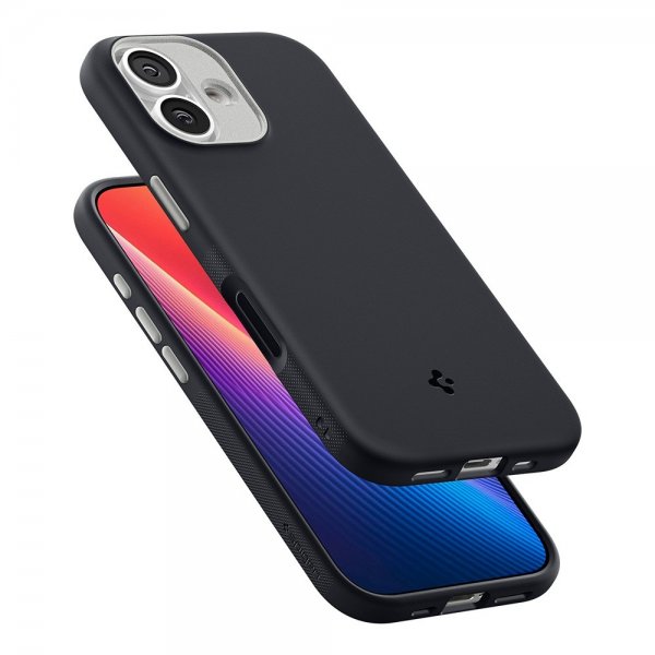 Spigen iPhone 17 -suojakuori Nano Pop MagFit Black Sesame