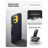 Spigen iPhone 17 Suojakuori Nano Pop MagFit Blueberry Navy